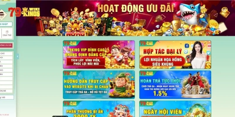 Tổng quan về ưu đãi 79King hoàn trả tức thời 2025