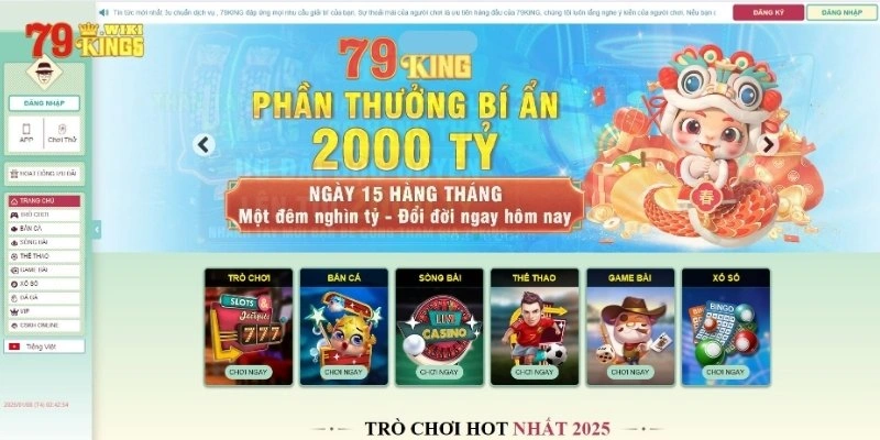 Truy cập trang chủ 79king