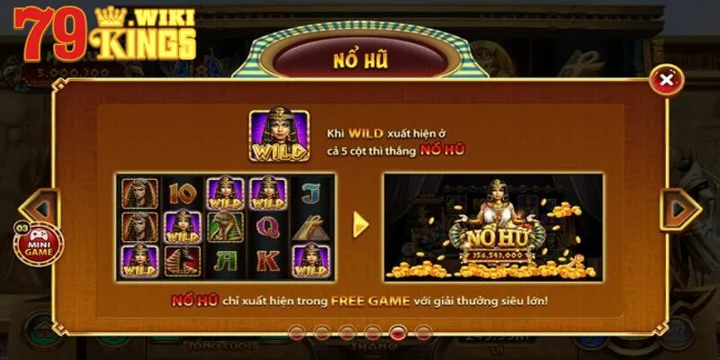 Các bước tham gia trò chơi Cleopatra