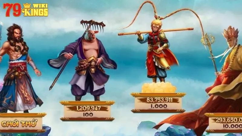 Chơi nổ hũ Tây Du Ký dễ dàng tại 79King