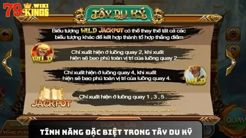 Có nhiều biểu tượng thú vị khi chơi nổ hũ tây du ký