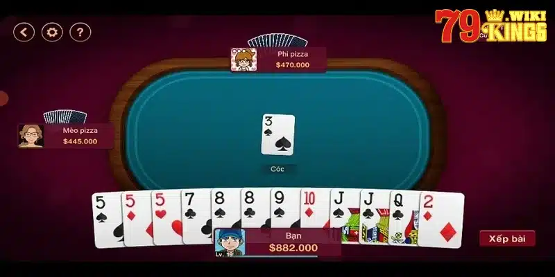 Mức điểm của từng lá bài trong game