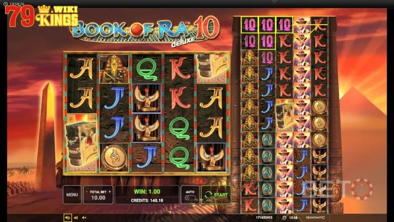 Nhiều biểu tượng thú vị trong game nổ hũ Book Of Ra