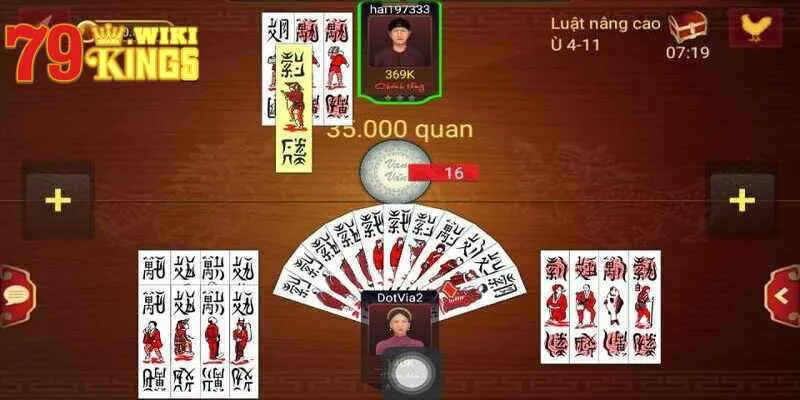 Quy trình chia bài trong ván đấu