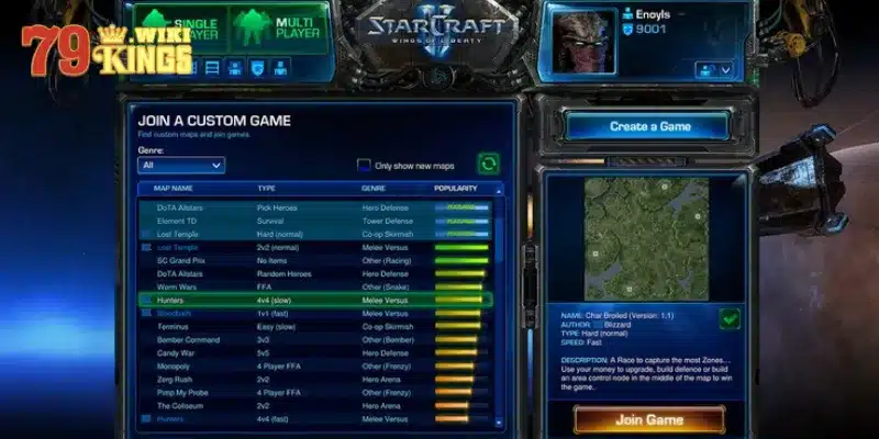 Đa dạng các hình thức cược StarCraft II