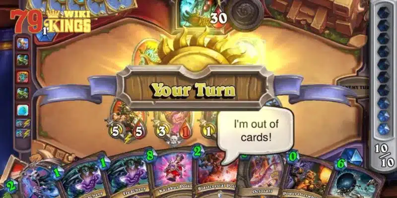 Giao diện chơi Hearthstone trực tuyến