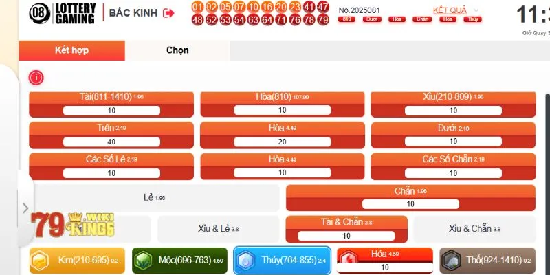 Hướng dẫn chơi keno trực tuyến cho kèo cược xiên lẻ, chẵn, xỉu, tài