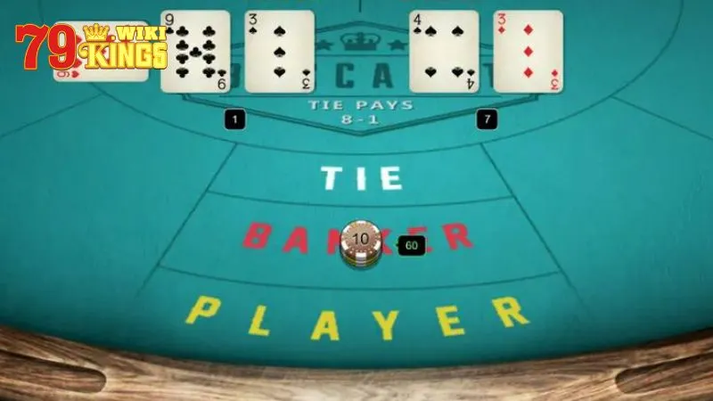 Các kèo cược xuất hiện trong Baccarat 3D online